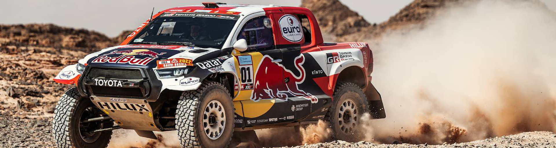 Изображение на странице НАССЕР АЛЬ-АТТИЯ ЗА РУЛЕМ TOYOTA HILUX СТАЛ ПОБЕДИТЕЛЕМ РАЛЛИ-РЕЙДА «ДАКАР-2022» Тойота Центр Вологда